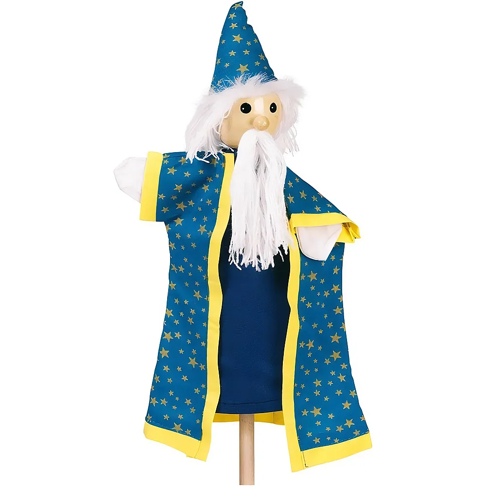 Goki Puppenwelt Handpuppe Zauberer - 27 cm