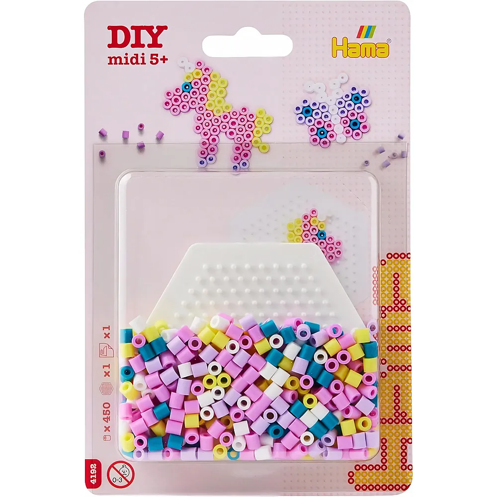 Hama Midi B�gelperlen Pony - 450 Teile