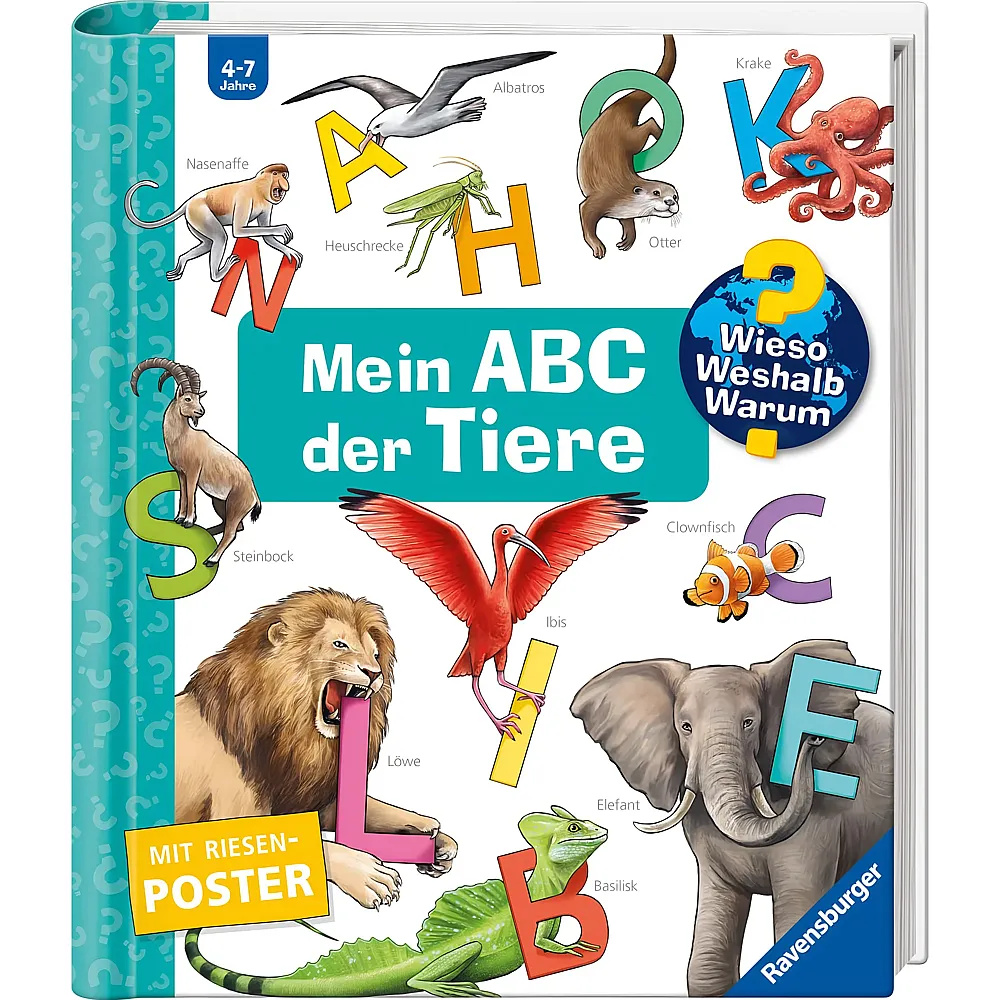 Ravensburger Wieso Weshalb Warum Mein ABC der Tiere