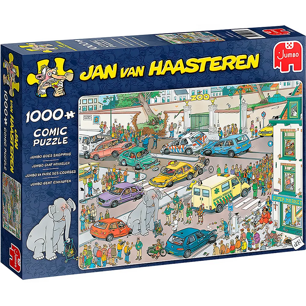 Puzzle Jan van Haasteren Jumbo geht einkaufen 1000Teile