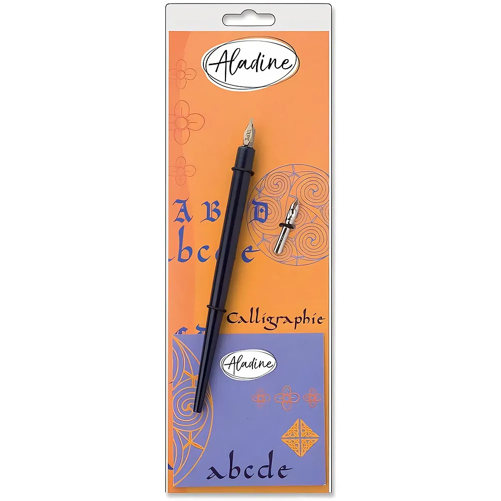 meinspielzeug - Aladine Set f�r Calligraphie . lateinische Schrift | Farbe & Kreide
