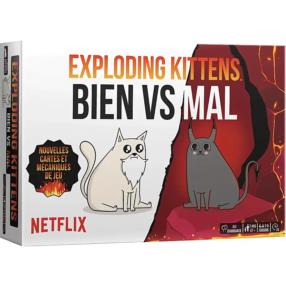 Exploding Kittens Bien VS Mal FR