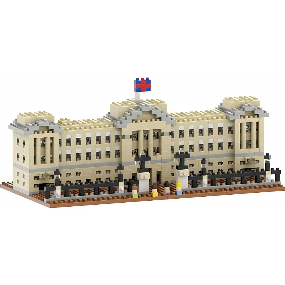 meinspielzeug - Brixies Buckingham Palace - 1000 Teile | Nano-Bausteine