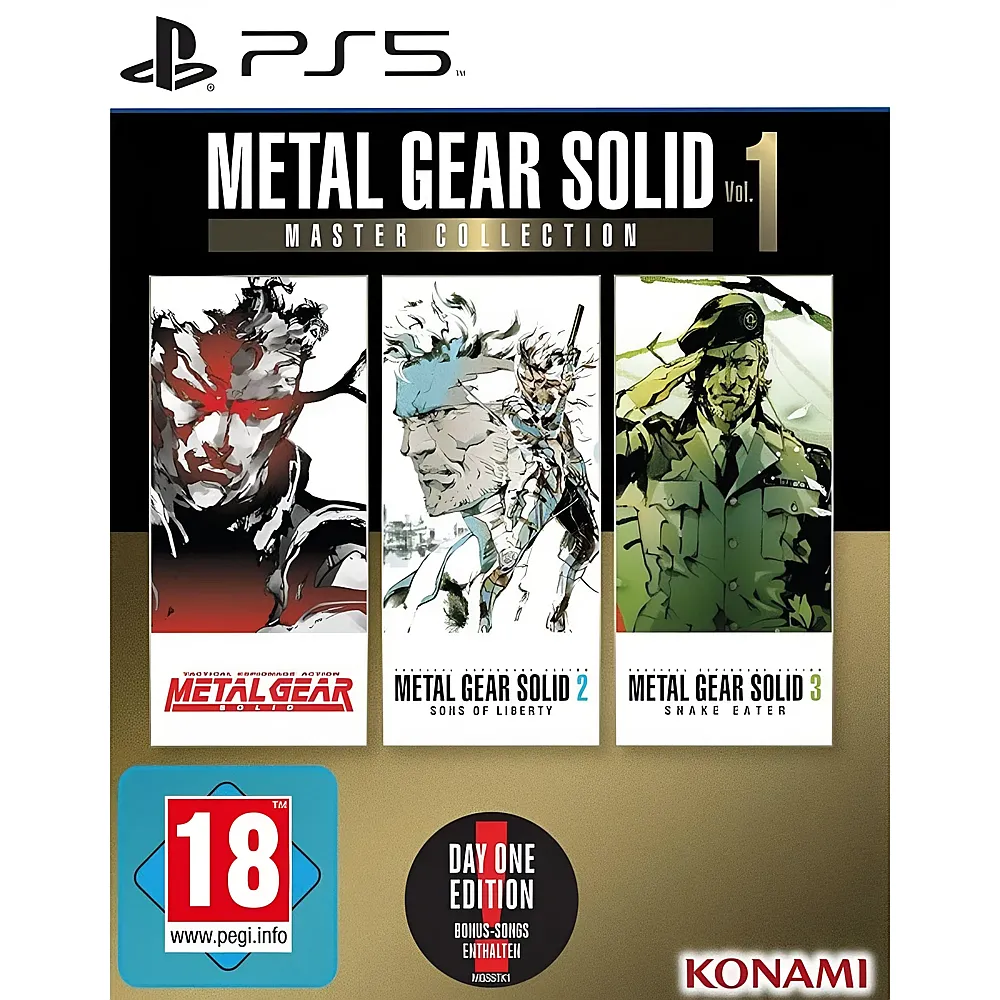 Konami Metal Gear Solid Master Collection Vol.1 D1-Edition PS5 D