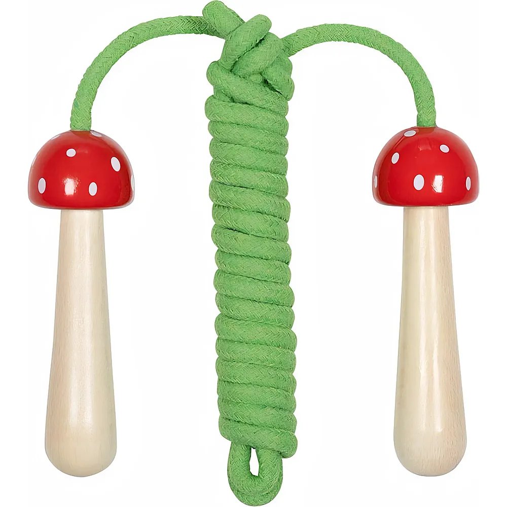 Goki Springseil Fliegepilz Mit Holzgriffen Aus Holz Und Baumwolle, 12er Set, L: 2,00 M - Marken