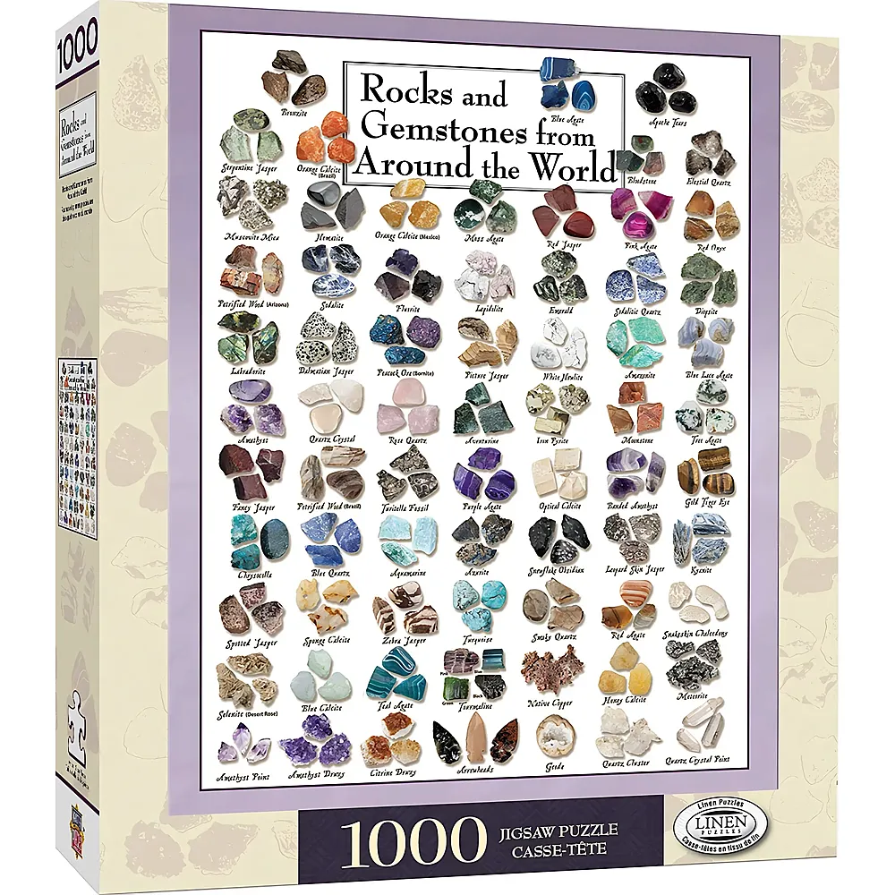 Master Pieces Puzzle Gemstones 1000Teile
