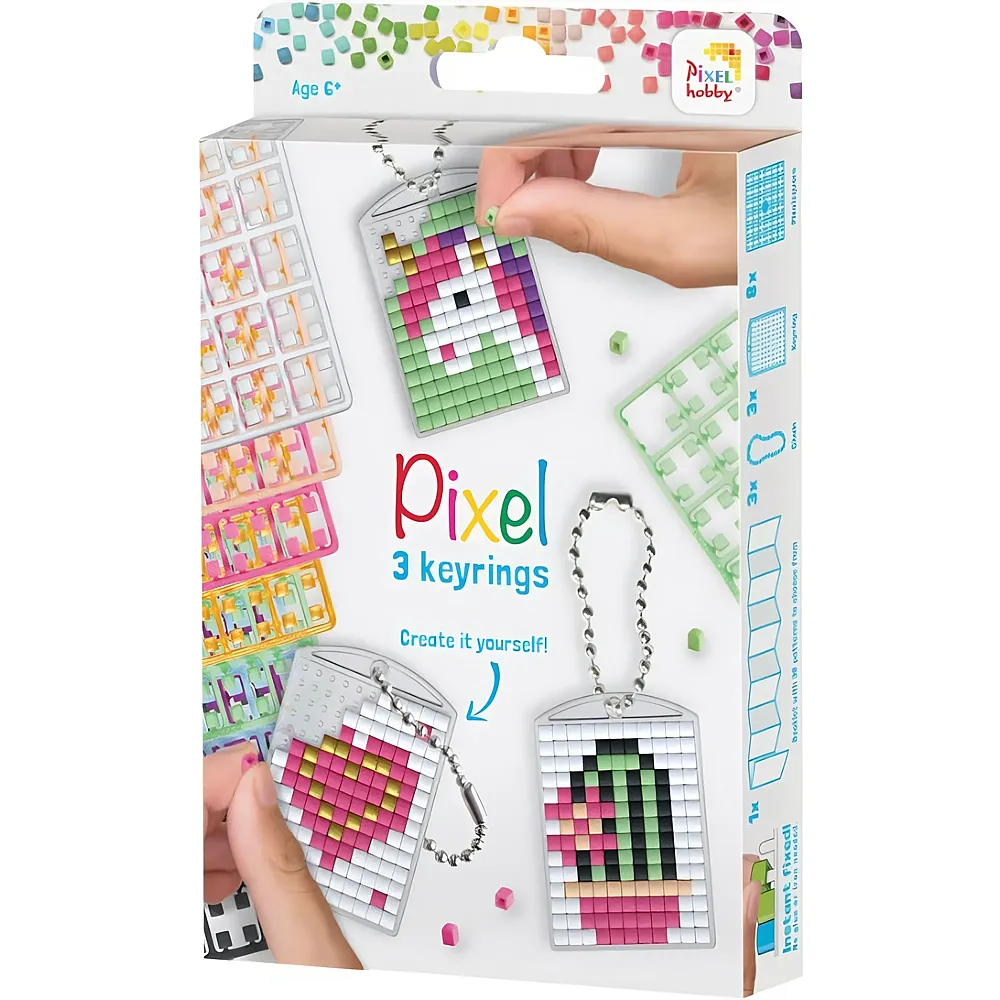 Pracht Pixel Medaillon Set M�dchen