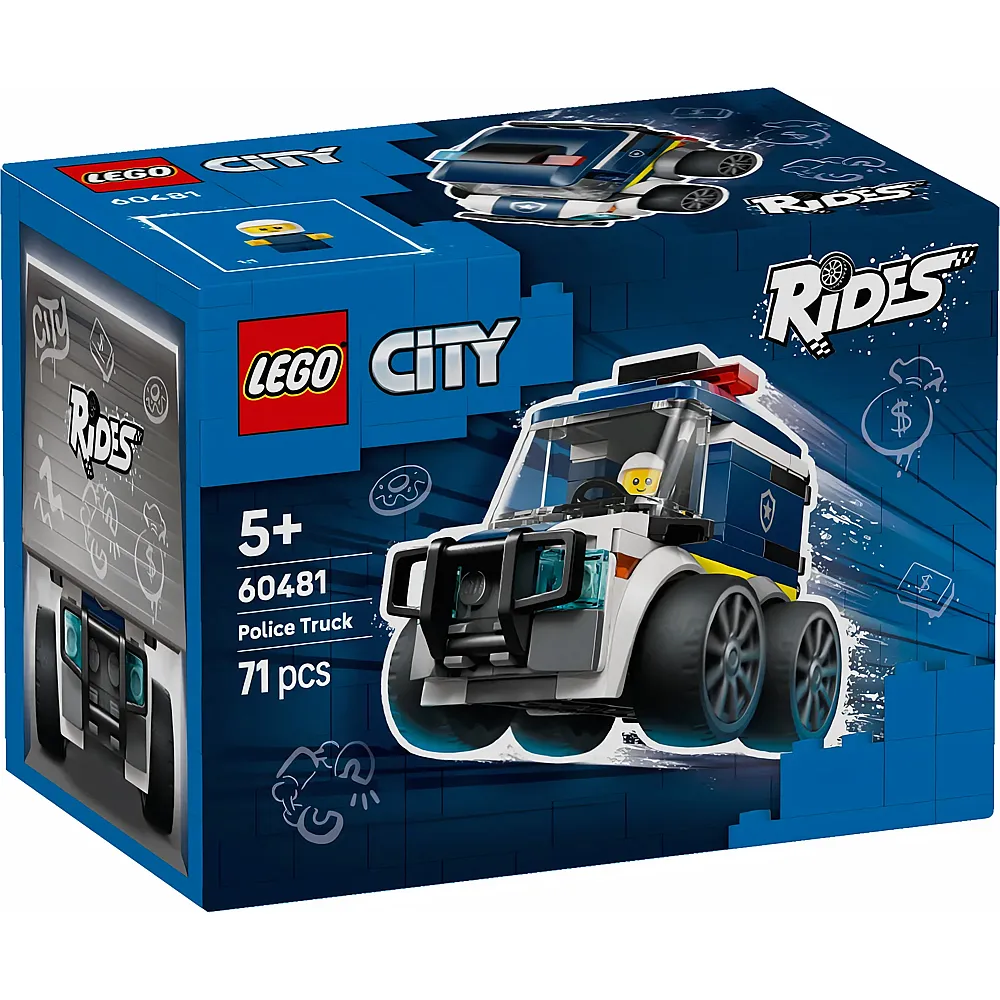 LEGO City Coole Flitzer - Polizei-Truck 60481