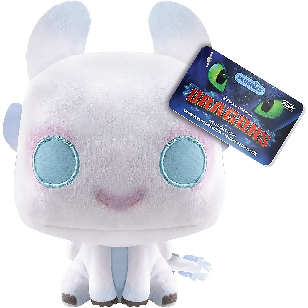meinspielzeug - Funko Pop Plush Light Fury - 18 cm Dragons | Lizenzfiguren Pl�sch