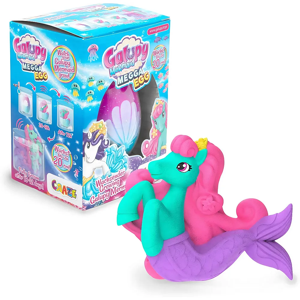 meinspielzeug - Craze Megga Egg Galupy Mermaid | Gimmicks