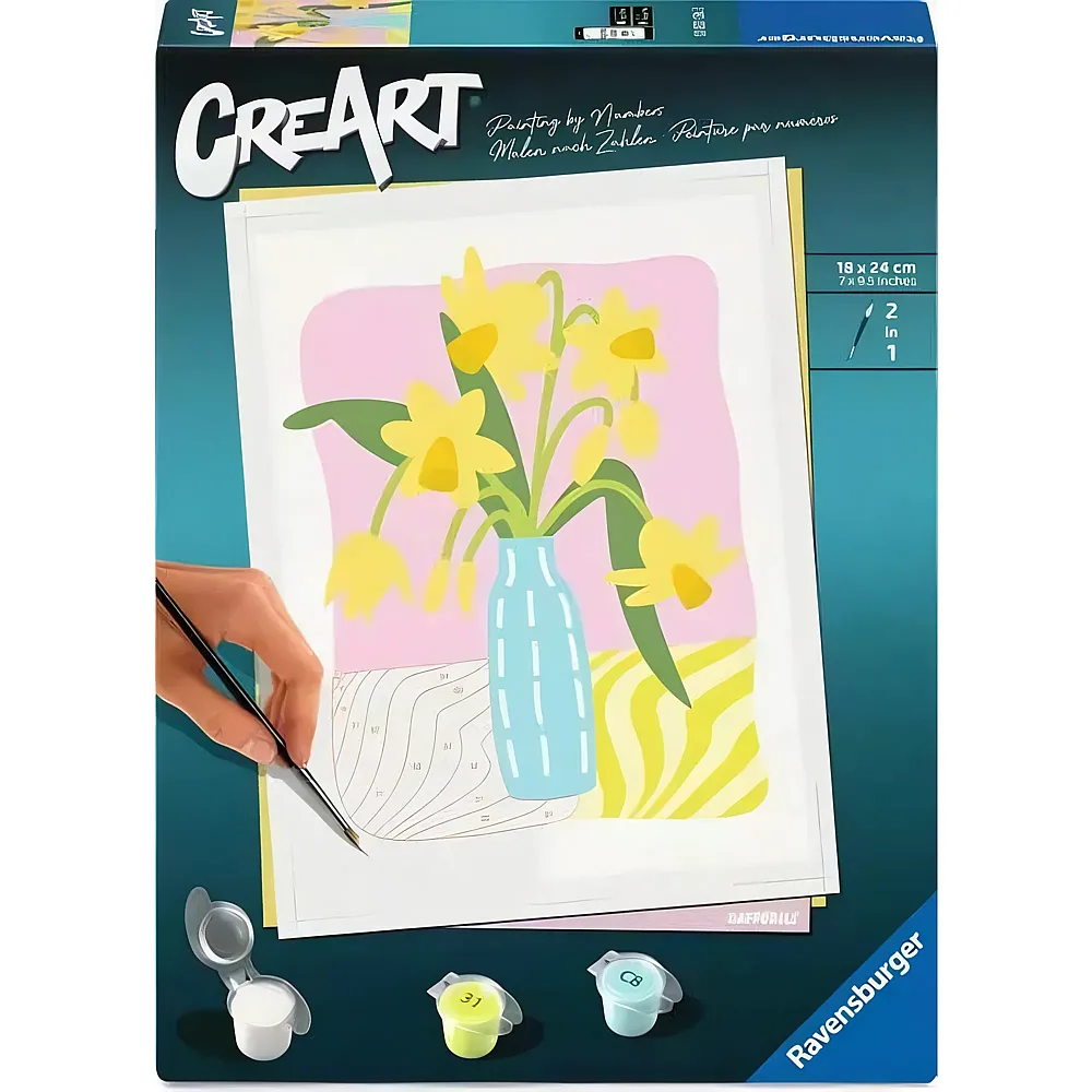 Ravensburger CreArt Malen nach Zahlen - Narzissen