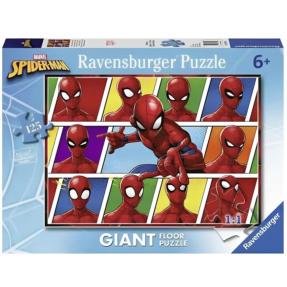 Ravensburger Puzzle Giant Floor Spiderman 125Teile