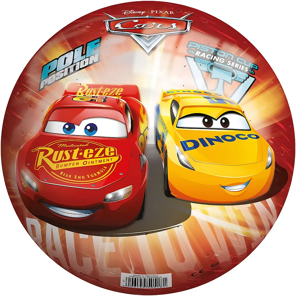 John Ball Cars 3  23 cm Vinylball mit Ventil