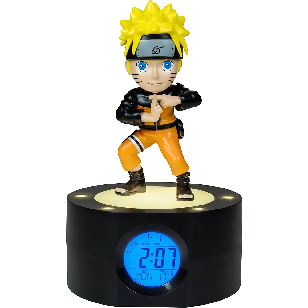 Teknofun Naruto Shippuden Digitaler Wecker Naruto mit LED-Lampe