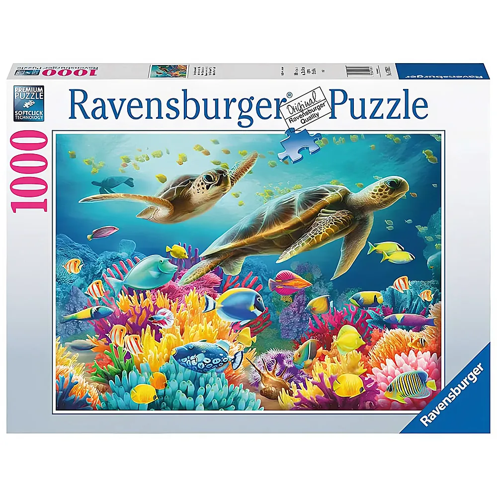 Ravensburger Puzzle Blaue Unterwasserwelt 1000Teile