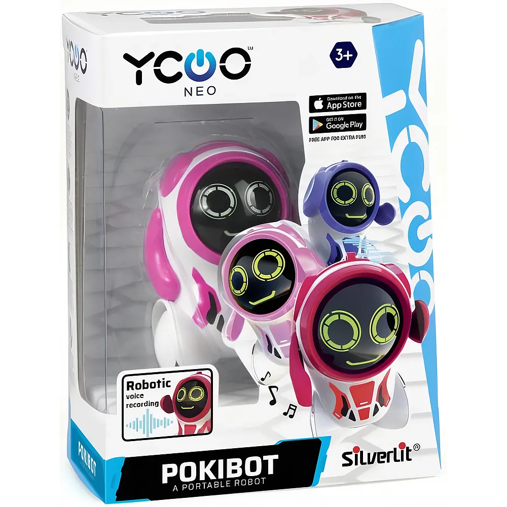 meinspielzeug - Silverlit Ycoo Roboter Pokibot Pink | Robotik & Elektro