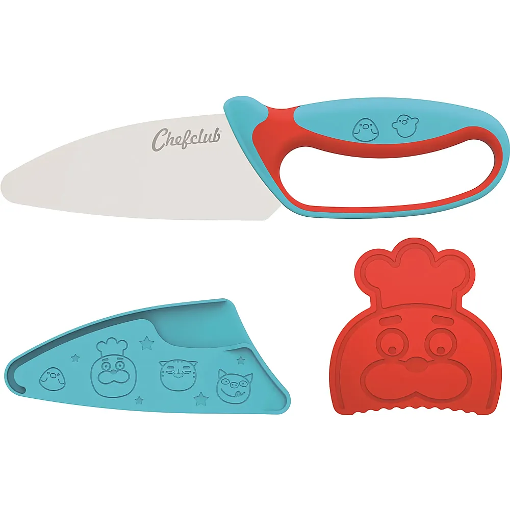 HUCH Messer f�r Kinder Blau & Rot
