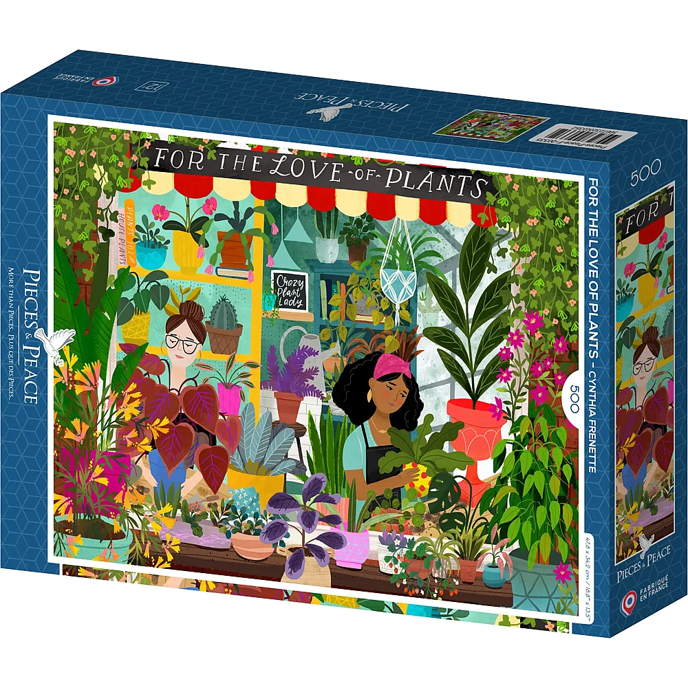 Pieces & Peace Puzzle Aus Liebe zu den Pflanzen - 500 Teile
