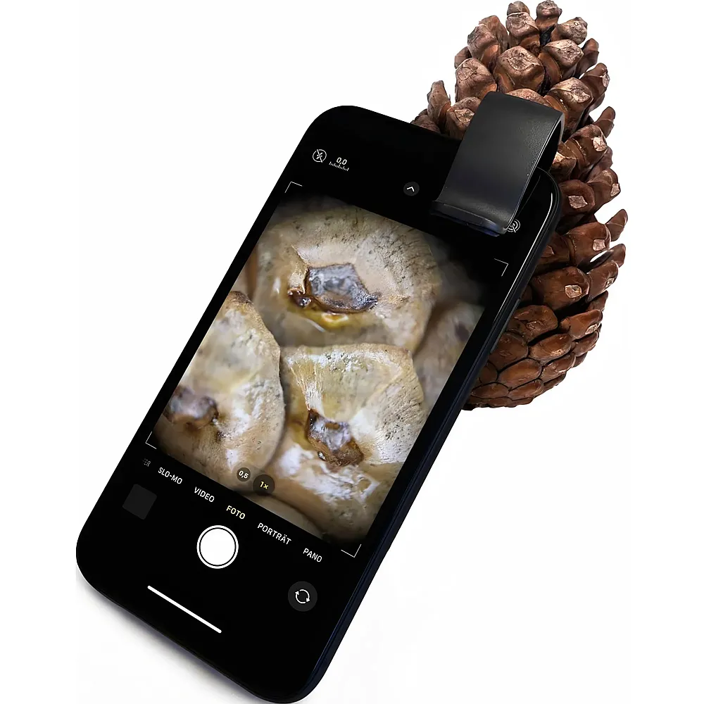 Hagemann Mikroskop f�r das Smartphone mit 200-fach Vergr�sserung