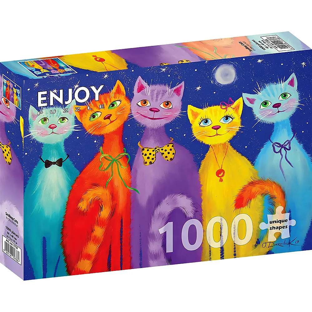 Enjoy Puzzle Smiling Cats - 1000 Teile
