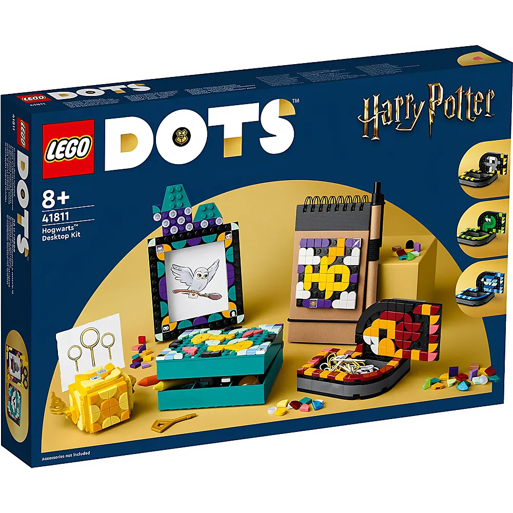 LEGO DOTS Harry Potter Hogwarts Schreibtisch-Set 41811