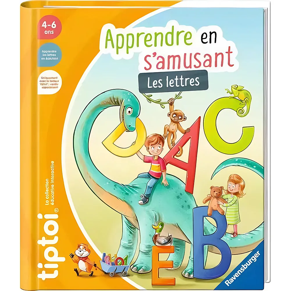 Ravensburger tiptoi Apprendre en s'amusant : Les lettres FR