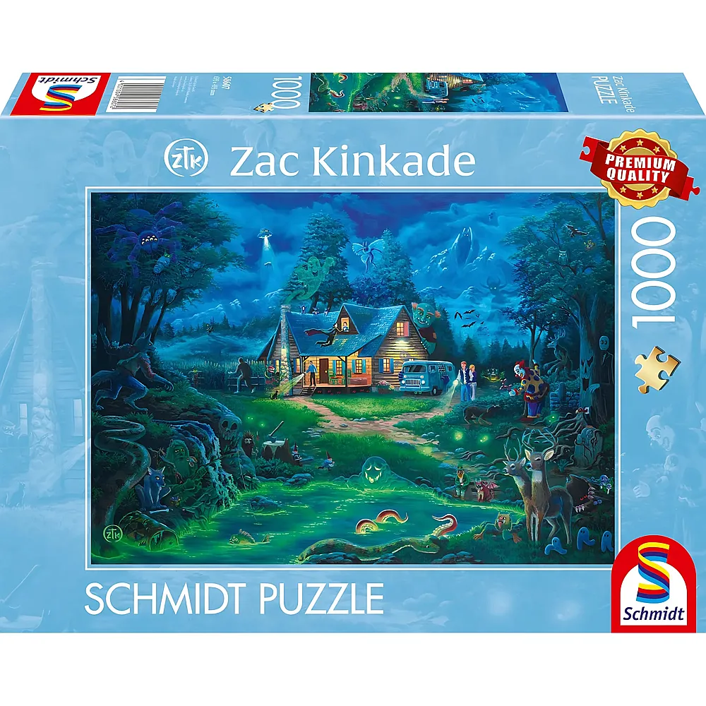 Schmidt Puzzle Zac Kinkade Das Spukhaus 1000Teile