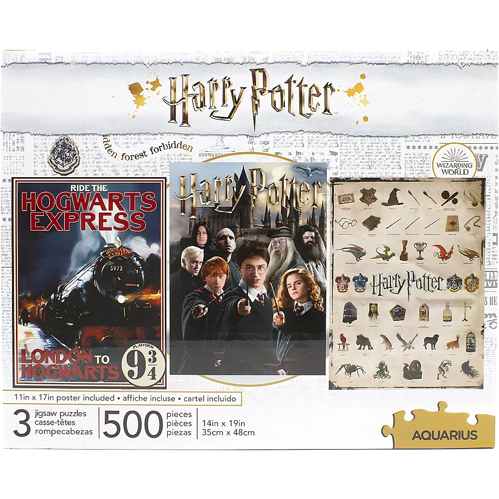 Aquarius Puzzle Harry Potter 500Teile