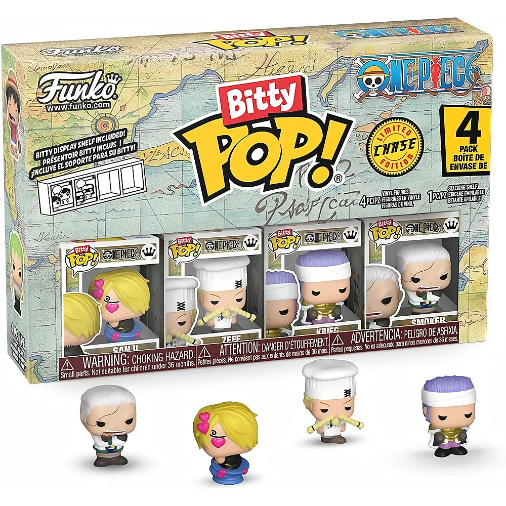 Funko Figur Bitty POP One Piece 4-er Pack Sanji