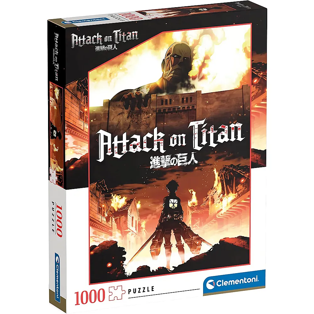 Clementoni Puzzle Attack on Titan - 1000 Teile
