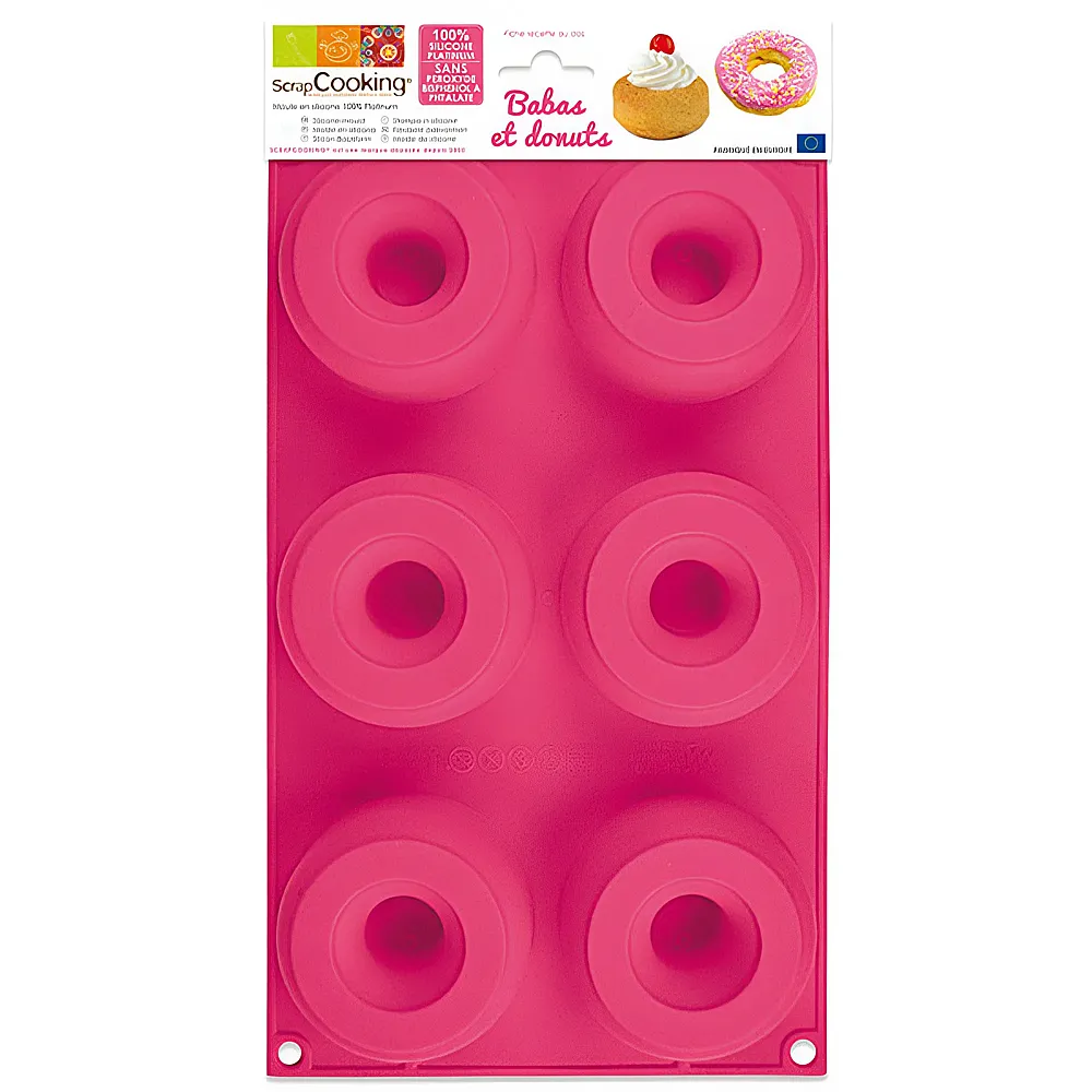 ScrapCooking Silikon-Backform Donuts