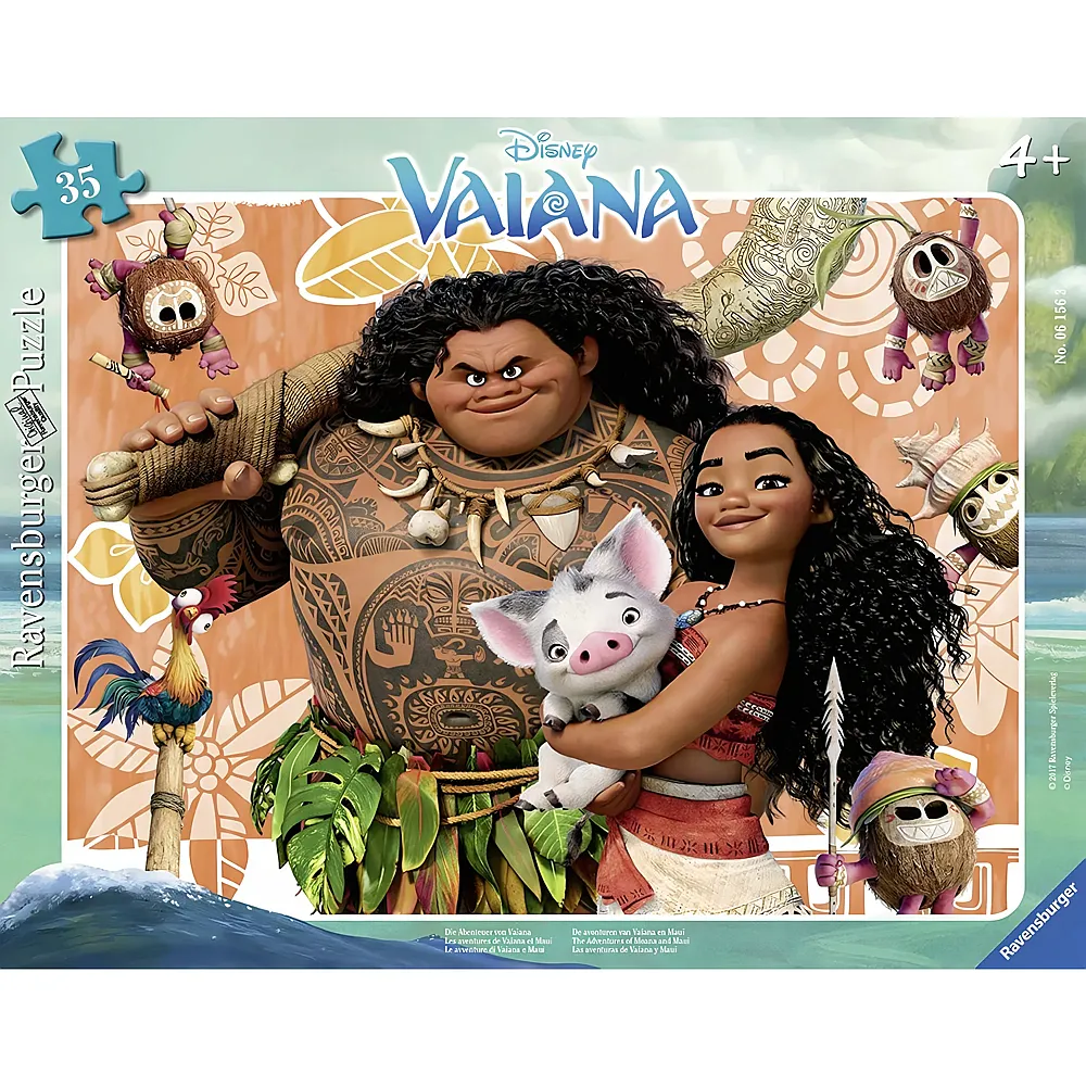Ravensburger Rahmenpuzzle - Disney Vaiana - Suche