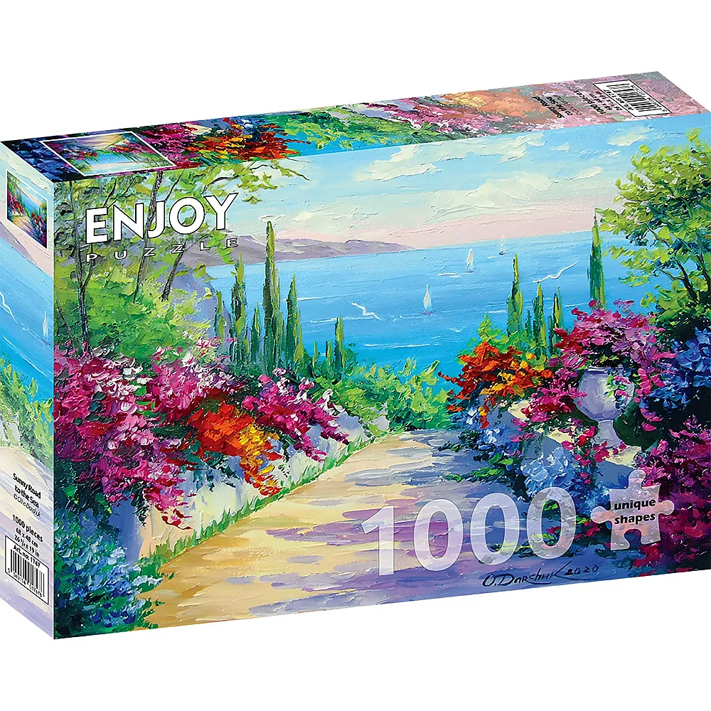 Enjoy Puzzle Sunny Road to the Sea - 1000 Teile