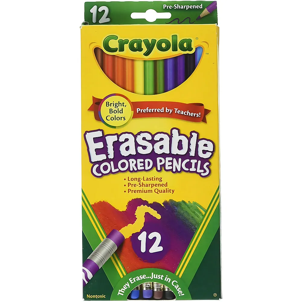 Crayola Erasable Colored Pencils - 12 Teile