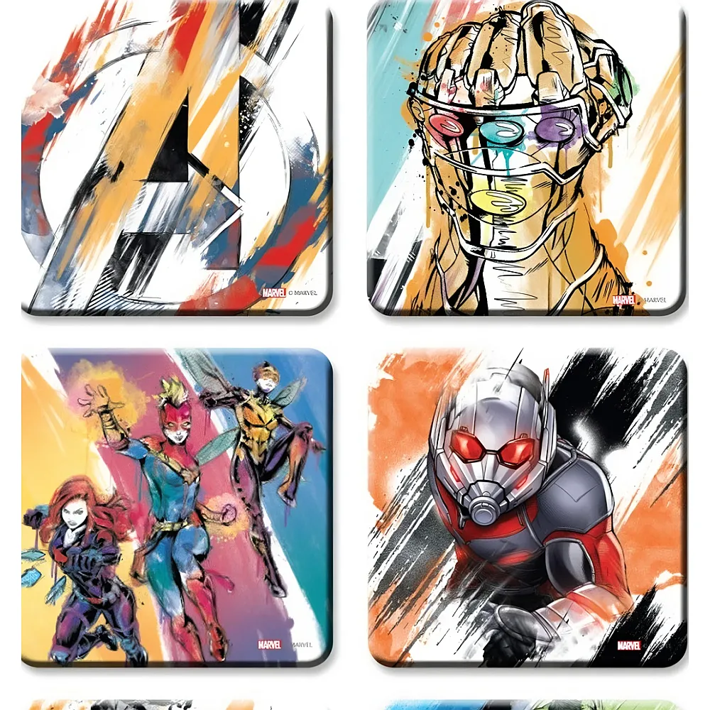 Pyramid Avengers: Untersetzer 6 St�ck