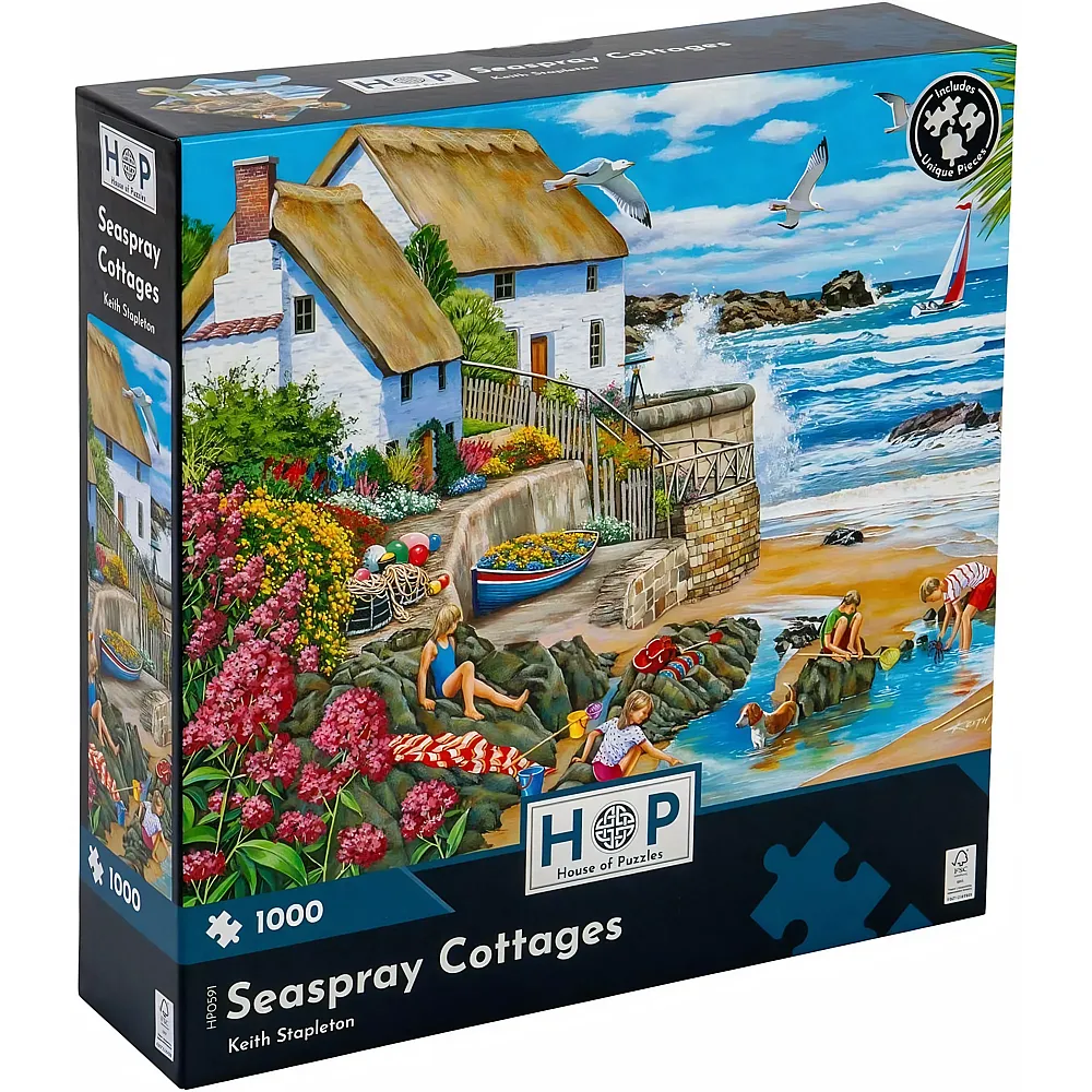 HOP - House of Puzzles Seaspray Cottages 1000Teile