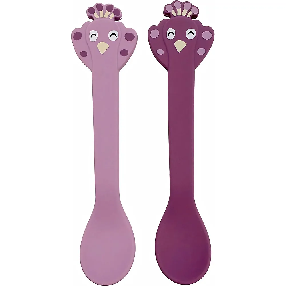 Trixie Silikon L�ffel 2-pack Pfau