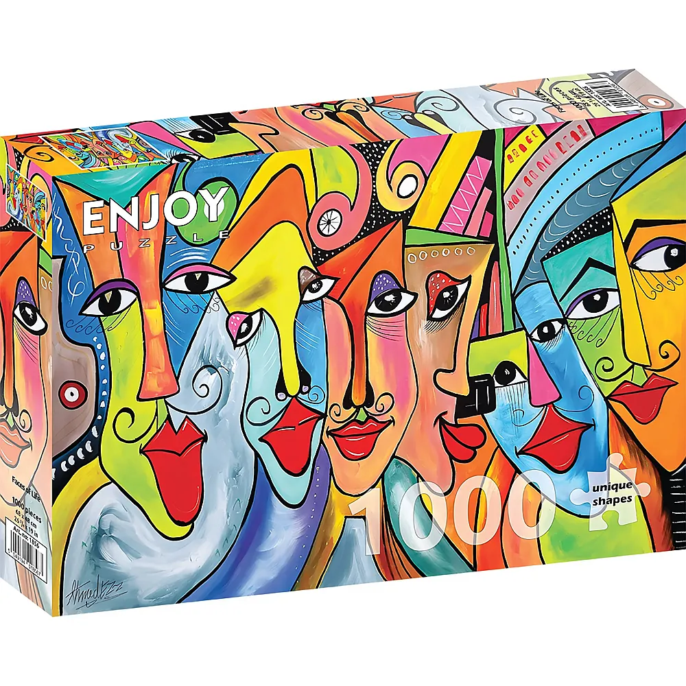 Enjoy Puzzle Faces of Life - 1000 Teile