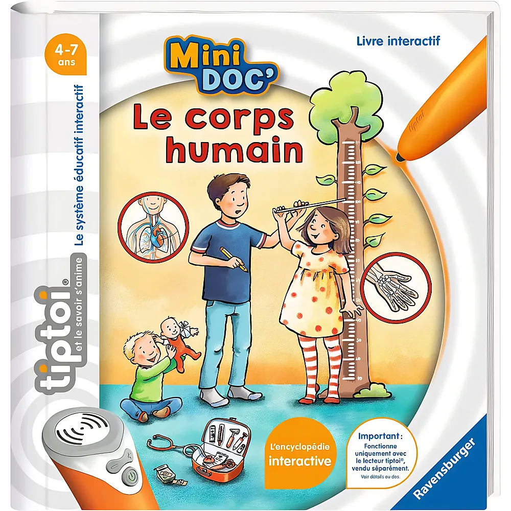 Ravensburger tiptoi Mini Doc Le corps humain FR