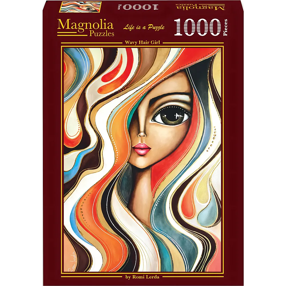 Magnolia Puzzle Puzzle 1000 Teile Wellenhaar-M�dchen
