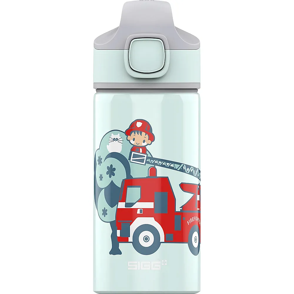 meinspielzeug - Sigg Miracle Kinder Trinkflasche Fireman 0.4 L 400ml | Essen & Trinken