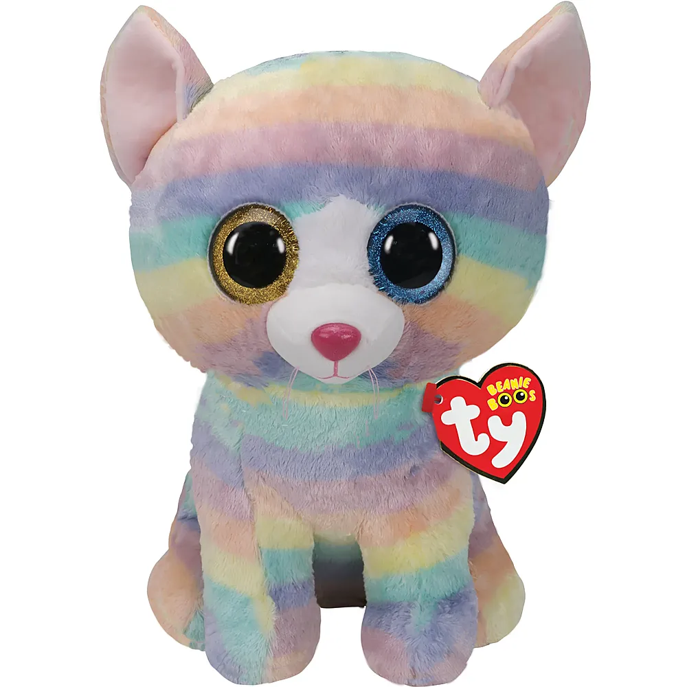 Ty Beanie Boos Katze Hearther - 40 cm - Katzen Pl�sch