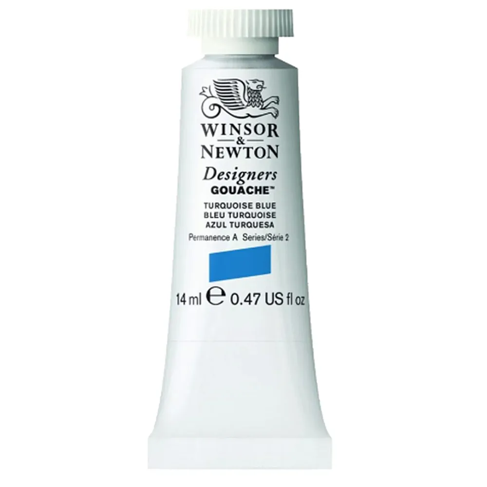 meinspielzeug - Winsor & Newton W&n Designers Gouache 14ml Tube Trkisblau