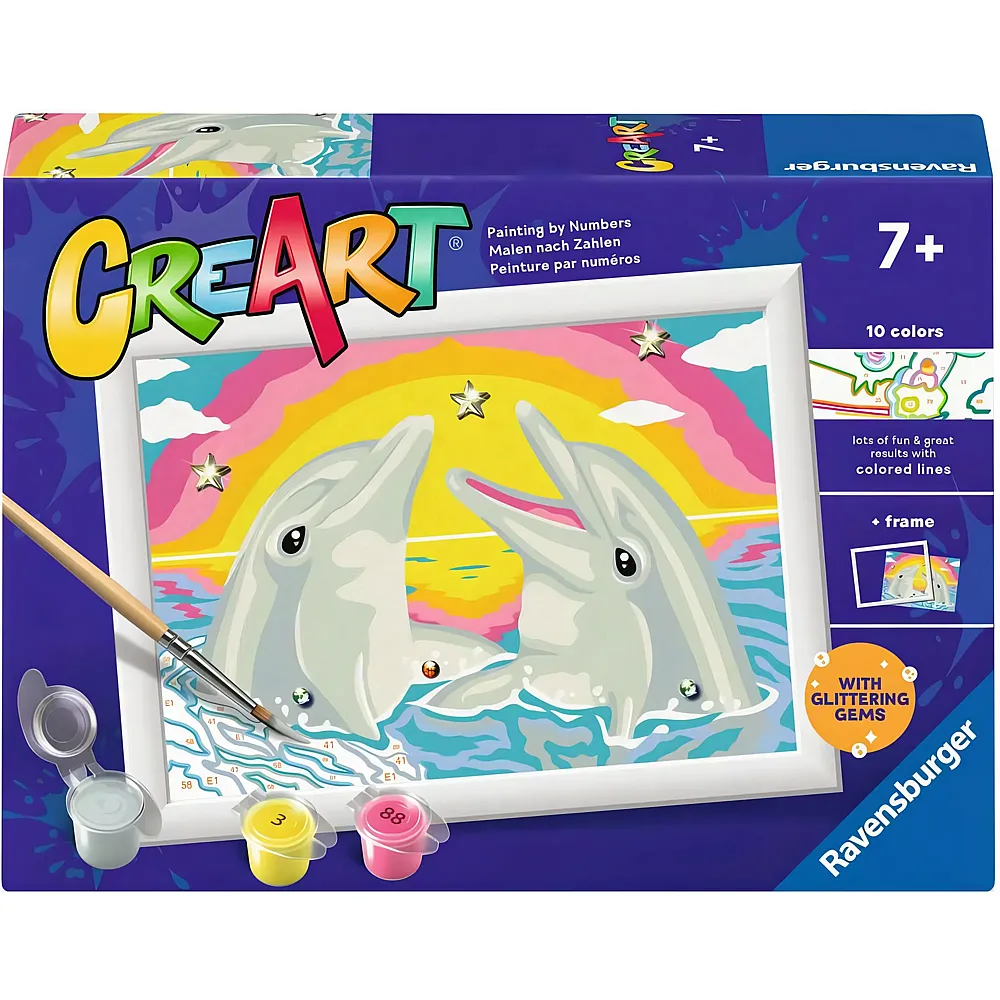 Ravensburger CreArt Malen nach Zahlen Delfingl�ck