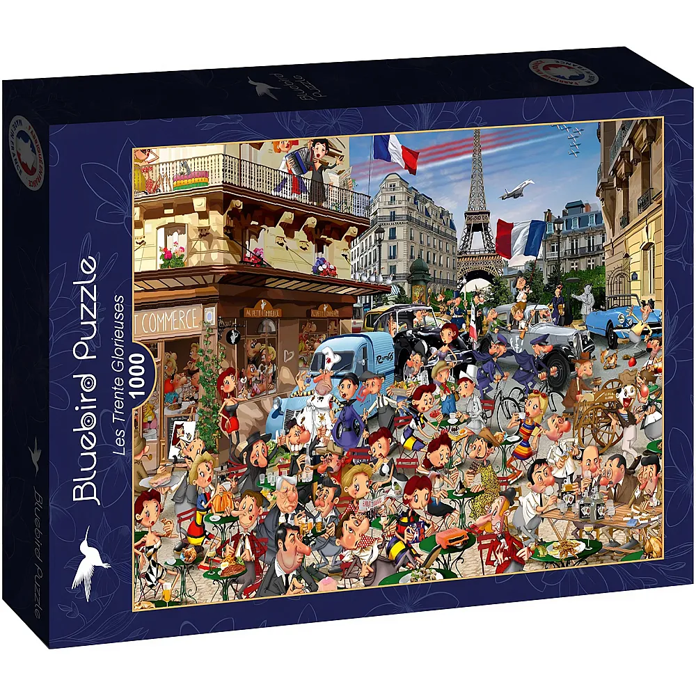 Bluebird Puzzle Franois Ruyer Les Trente Glorieuses - 1000 Teile