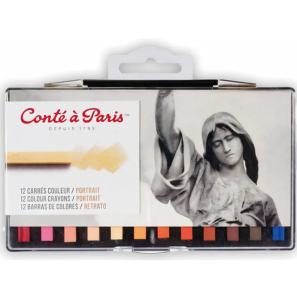 Conte A Paris Conte Carre Sortiment 12 Farben Portrait Hngbar - Suche