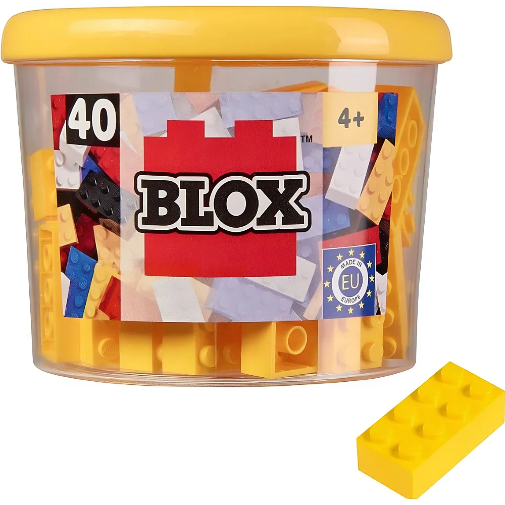 Androni Blox 40 gelbe 8er Steine in Dose