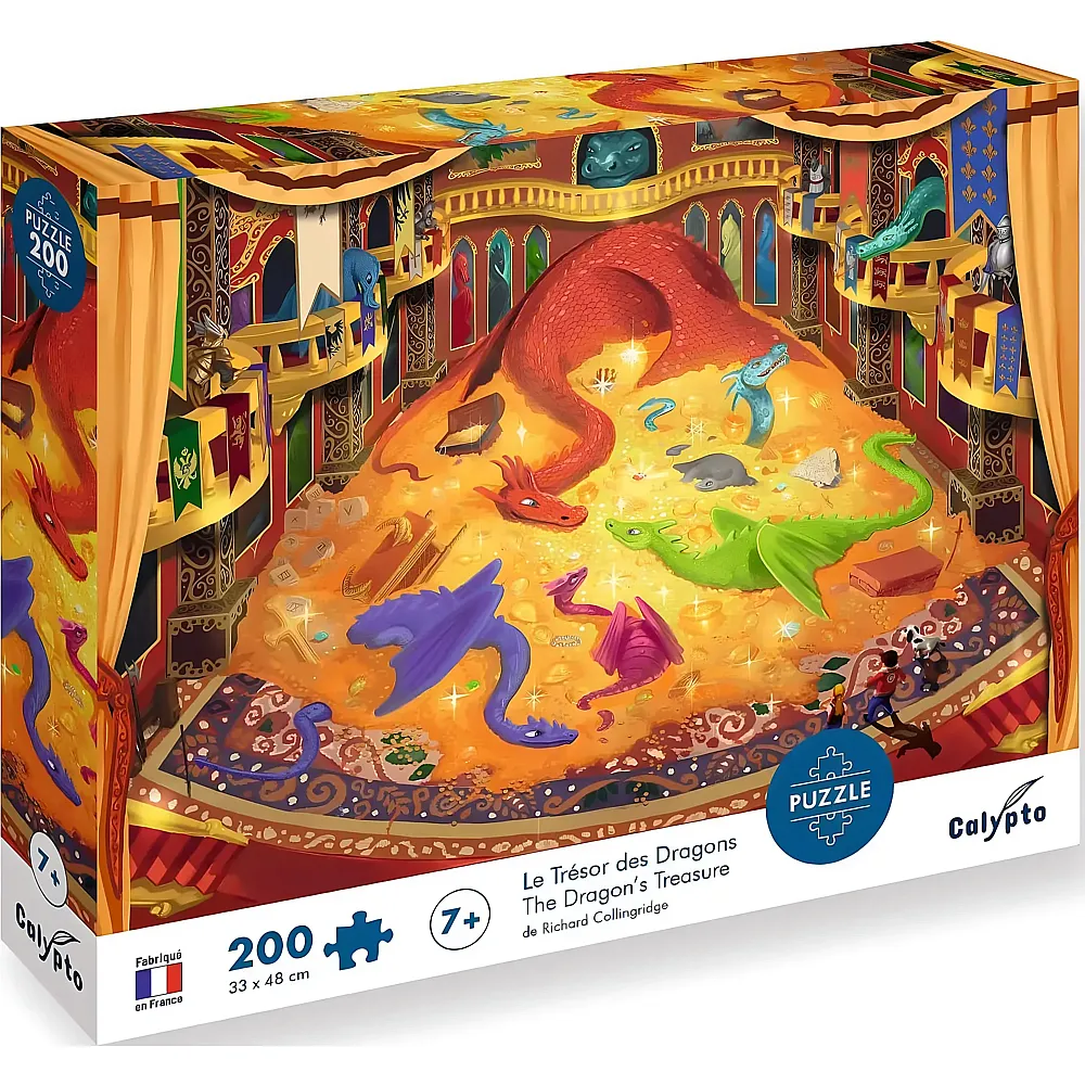Calypto Puzzle Drachenschatz 200Teile