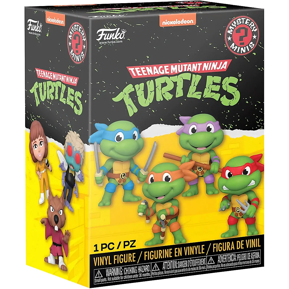 Funko Mystery Mini - Teenage Mutant Ninja Turtles - Teenage Mutant Ninja Turtles TMNT - 1 of 12 to Collect - Styles