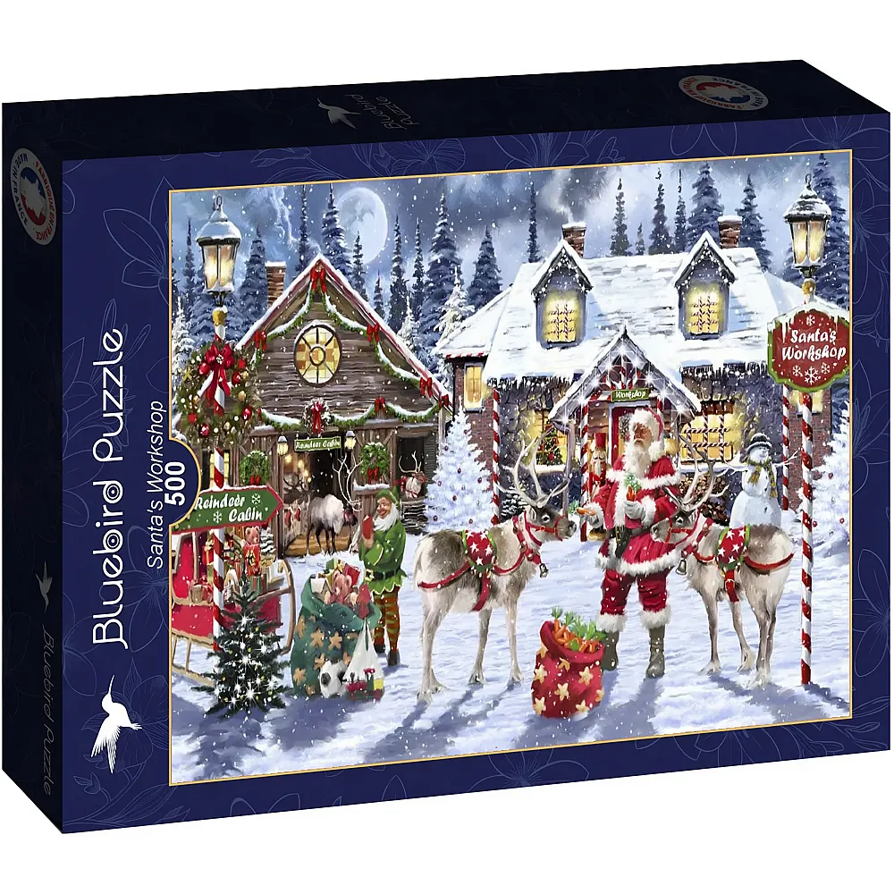 Bluebird Puzzle Santa's Workshop 500Teile